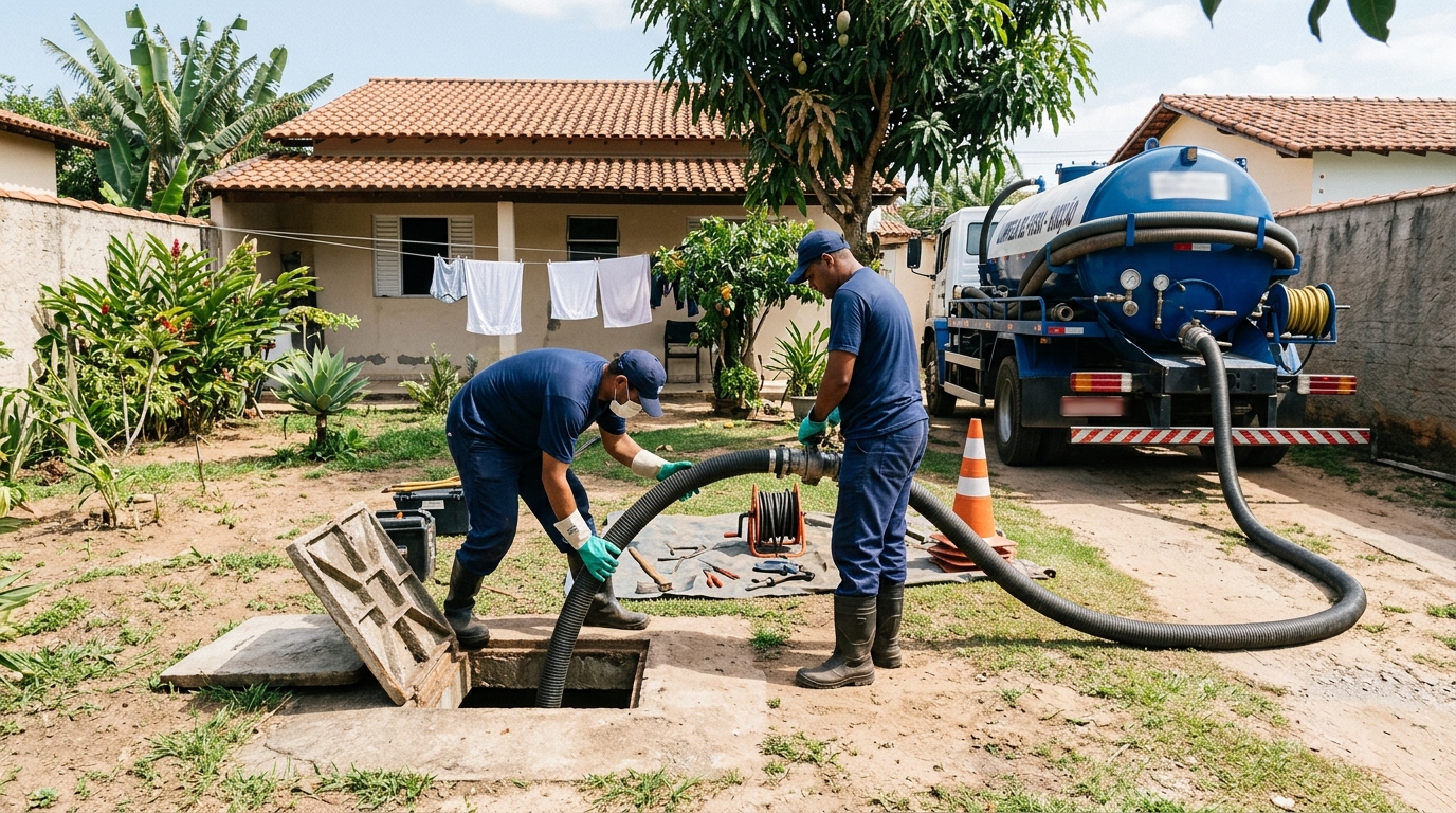 Limpeza de fossa séptica em Natal-RN